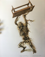Skunk Ape Skeleton
